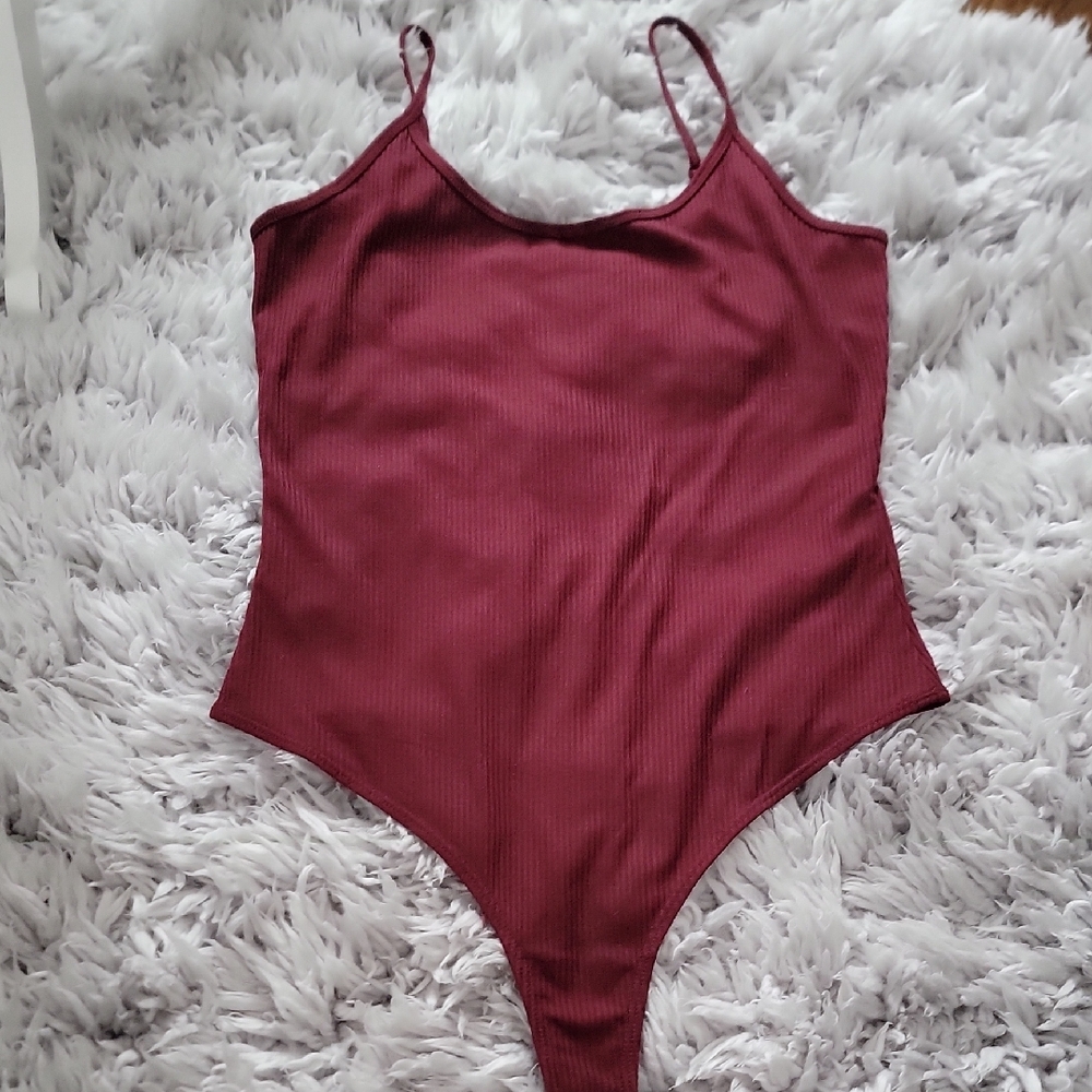 Athleta Burgundy One Piece